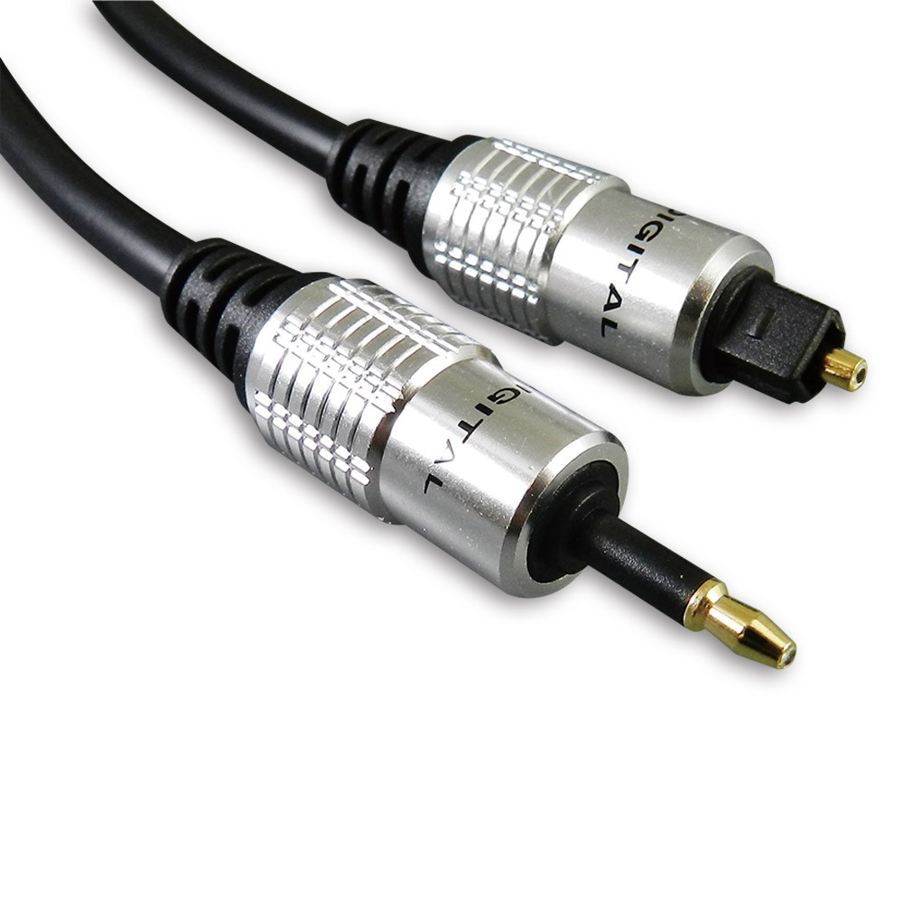 Optical Audio Cable 3.3ft | 6ft | 10ft | 15ft | 20ft | 25ft Dark Gray